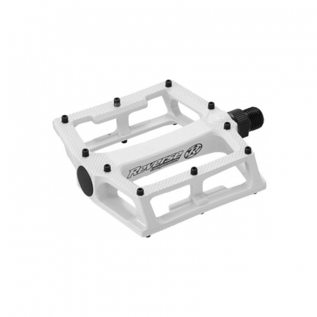 Piese biciclete - Pedale Reverse Super Shape-3-D albe