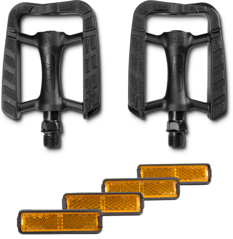 Piese biciclete - PEDALE RFR COMFORT HQP Negru