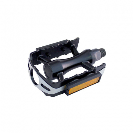 Pedale bicicleta - Pedale Union SP-610 1-piece aluminiu negre filet 9/16