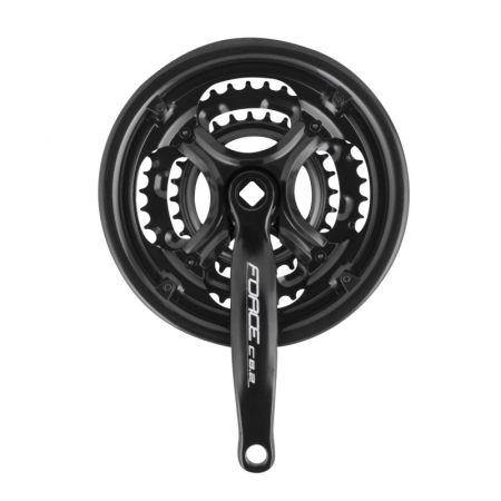 Ciclism - Pedalier Force C8.2 Fe 48/38/28T 170mm negru