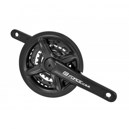 Piese biciclete - Pedalier Force C8.5 Al 42/34/24T 170mm Negru