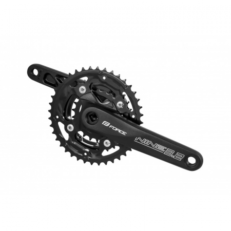 Ciclism - Pedalier Force Nine 3.2 Al 40/30/22T 175mm negru
