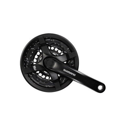 Ciclism - Pedalier Shimano Tourney FC-TY501, 42/34/24T 175mm cu CG