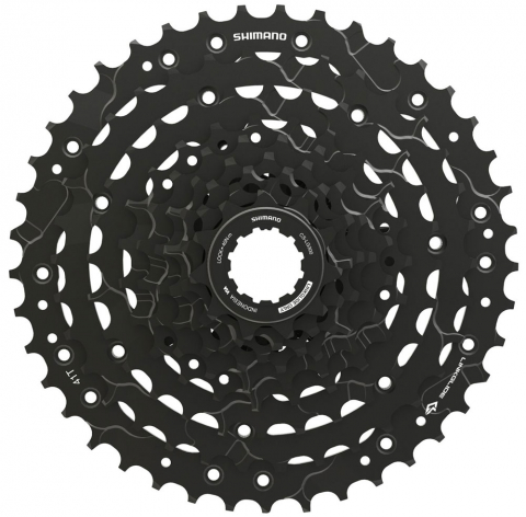 Ciclism - Pinioane Casetate Shimano Cues CS-LG300-9 - 11-41T, 9 Viteze, Negru