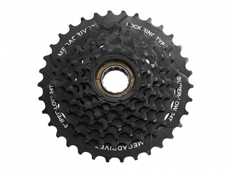 Piese biciclete - Pinion Filetat SUNRACE MFM300 7v 14-34T Negru