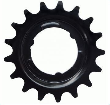 Pinioane - Pinion KMC pentru Shimano Cr-Mo Negru 18T 3/32