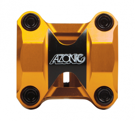 Ciclism - Pipa Azonic Pleasure Dome L50 Portocaliu - Anodizat