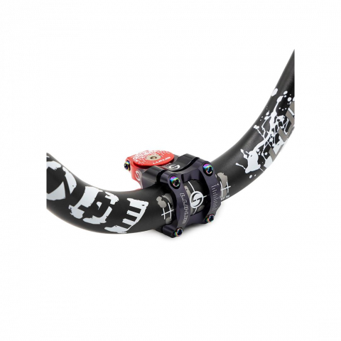 Pipa EWPM-003 31.8mm negru/rosu [3]