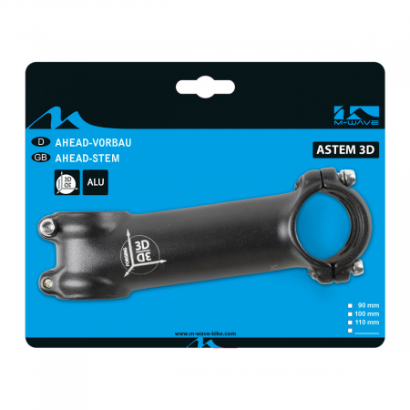 Piese biciclete - Pipa M-WAVE 31.8/90  mm Negru