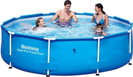 Piscina cu cadru metalic Bestway 366 x 76 cm , rotunda, cu pompa de filtrare [1]
