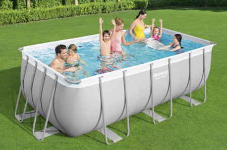 Piscina cu cadru metalic  BESTWAY Power Steel, drepunchiulara, 404cm X 201cm X 100cm [1]