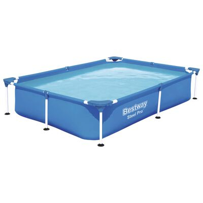 Piscine - Piscina supraterana cu cadru metalic Bestway Steel PRO 221 X 150 X 43 cm