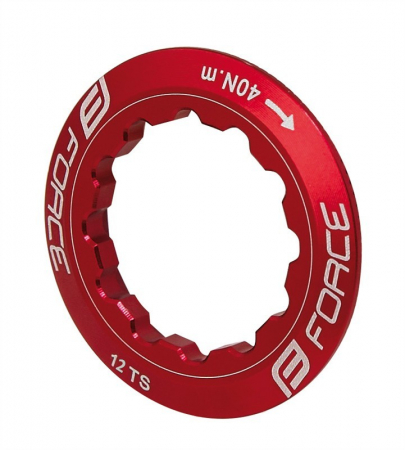 Piese biciclete - Piulita pinion 12T Force al rosu