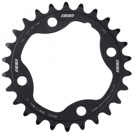 Ciclism - Placa pedalier BBB MTBGear comp. 2x10 Sram XX 26T/80 mm