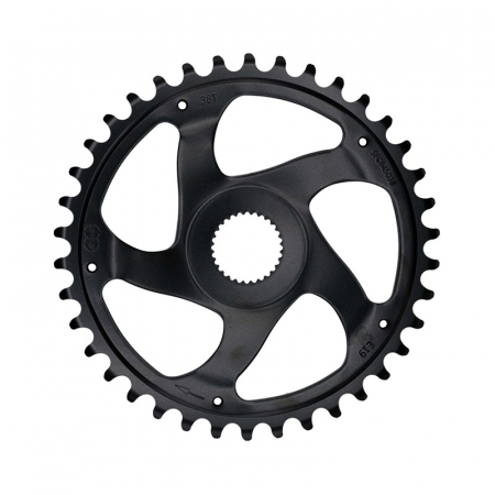 Piese biciclete - Placa pedalier KMC Bosch Gen 4 Super Narrow 50,0mm 38T Neagra