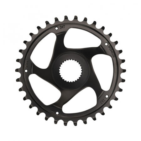 Piese biciclete - Placa pedalier KMC Bosch Gen 4 Super Narrow 52.0mm 34T Neagra