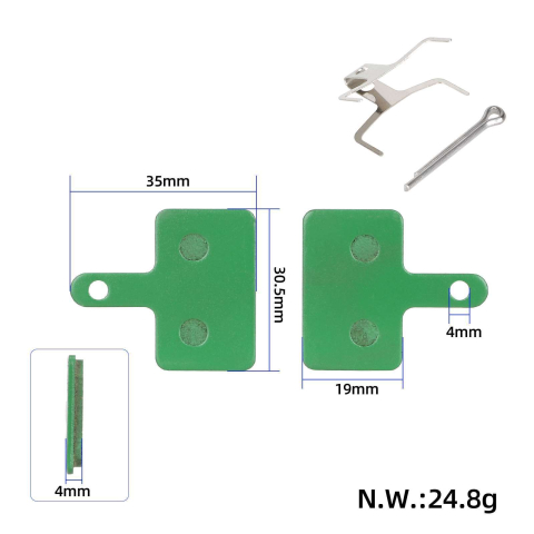 Placute frana ceramice compatibile SHIMANO B05S-RX, Kukirin G2/G4/ G2 MASTER [6]