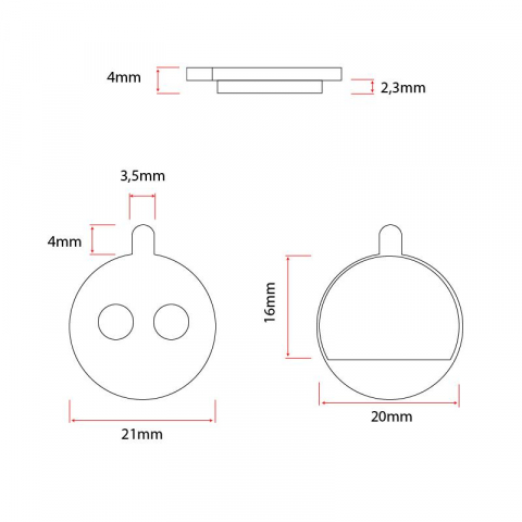 Placute metalice frana trotineta electrica Myria Titan/ Kugoo Kirin M4/Pro/Vsett 9 [1]