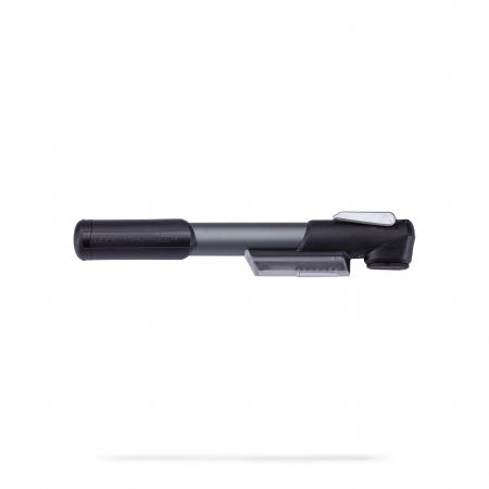 Ciclism - Pompa BBB BMP-57 WindGun S Gri cu Manometru