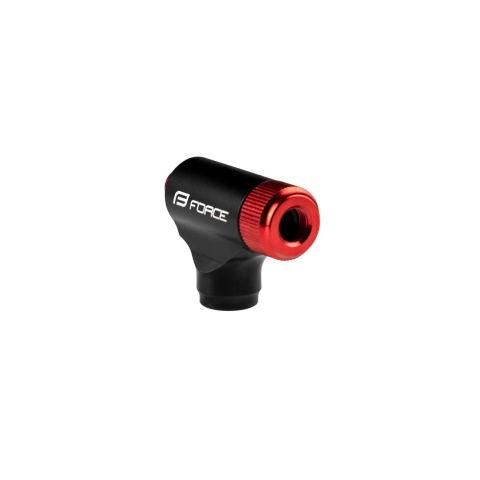 Ciclism - Pompa CO2 Force PUFF 3.0 cu buton de eliberare, neagra
