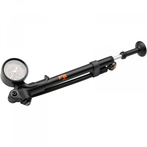 Ciclism - POMPA SUSPENSII FOX DISPLAY ANALOG PRESIUNE INALTA 350 PSI NEGRU
