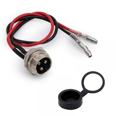 Piese trotinete electrice - Port de incarcare GX16 pentru mufa tip bila