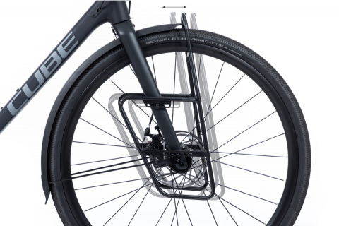 PORTBAGAJ ACID FRONT CARRIER FORK LOWRIDER BLACK Negru [2]