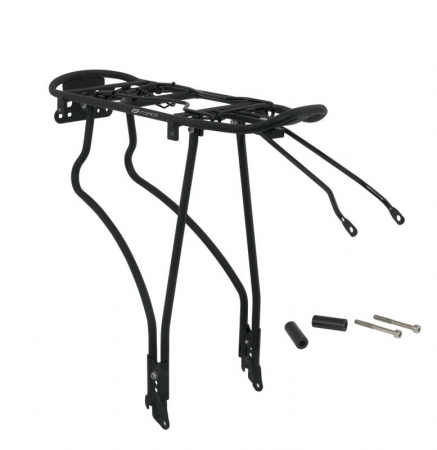Ciclism - Portbagaj spate Force 26-28 cu clema disc al. negru