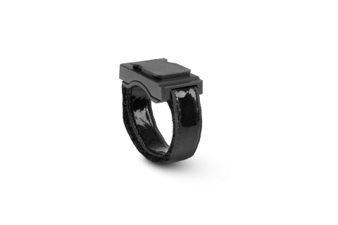 Ciclism - PRINDERE COMANDA FAR ACID VELCRO STRAP MOUNT FOR REMOTE CONTROL PRO C Negru
