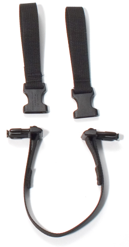Echipament ciclism - PRINDERI GEANTA SA ORTLIEB STRAP ATTACHMENT FOR SADDLE-BAG Black