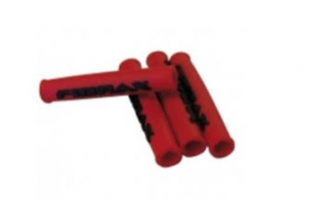 Ciclism - Protectie Cadru-Camasi Frana Fibrax Fcb1142, Pt Camasa Frana, Diam 5Mm, Set 4 Buc, Rosii/Nege