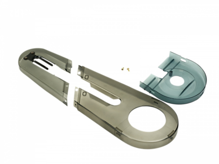 Aparatori noroi bicicleta - Protectie plastic AUTHOR 16"- Smoke Transparent