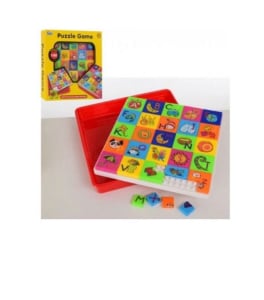 Joc educativ mozaic Puzzle Game, 100 piese, multicolor, 3 ani+ [1]