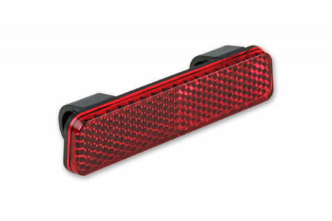 Ciclism - REFLECTORIZANT ACID CARRIER REFLECTOR SLIM CLIP ROSU
