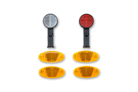Ciclism - REFLECTORIZANTE RFR FOR BRAKE/- FORK MOUNTING (STVZO) SET