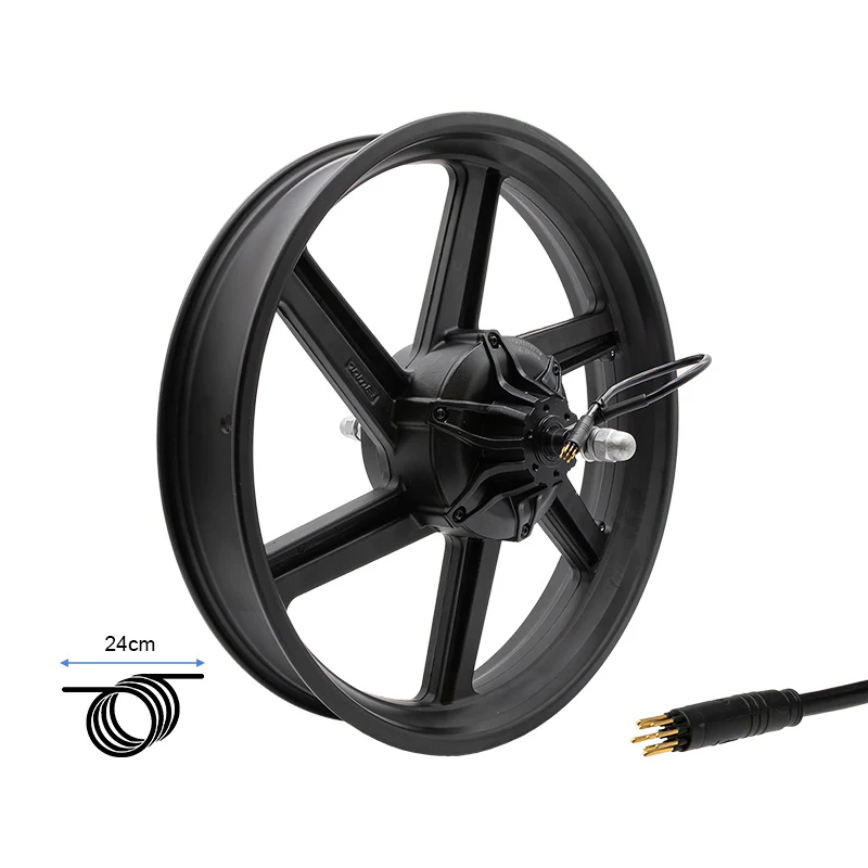 Motoare - Roata cu motor bicicleta electrica 20x4.0 - 250W (80Nm) LITHOR/BRAVE