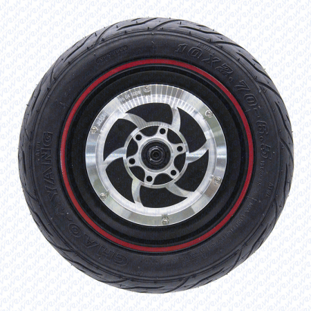 Roata cu motor trotineta electrica 10 inch 500W (Max. 800w) - anvelopa Chaoyang tubeless 10×2.7-6.5 [1]