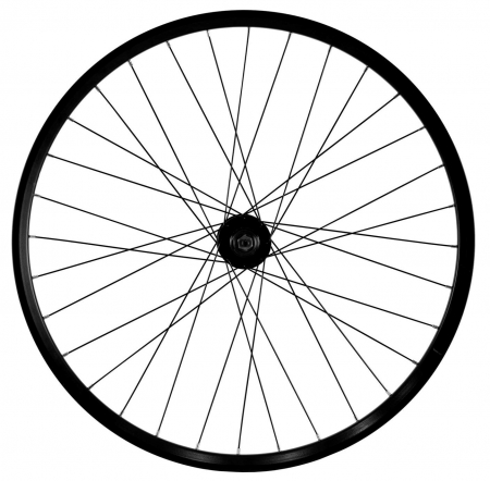 Piese biciclete - Roata Fata 26" Cerurim, Janta Dubla Taurus, 559X21, Disc, 32H, Neagra