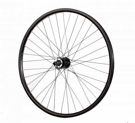 Ciclism - Roata fata 26 Fivestars disc, negru, butuc Joytech D761DSE si QR