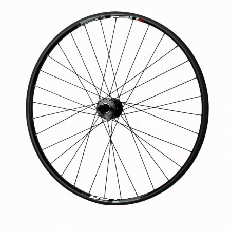 Ciclism - Roata fata 27.5 Fivestars disc, negru, butuc Novatec D761SBT cu rulment si QR