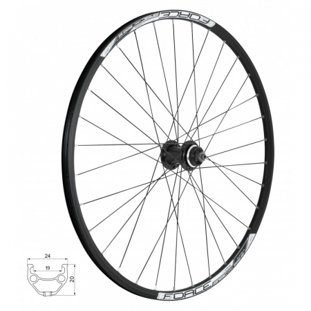 Roti - Roata fata 28/29 Force Basic Disc 622x19 centerlock