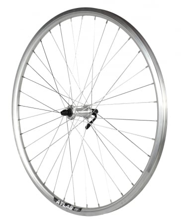 Roata Fata 28" Cerurim, Janta Dubla Atlas, 622X18, Butuc Shimano, V-Brake, 36H, Argintie [2]