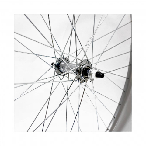 Roata Fata Bicicleta Atlas Cerurim - 28 Inch, 36H, 622 x 18, Argintiu [2]