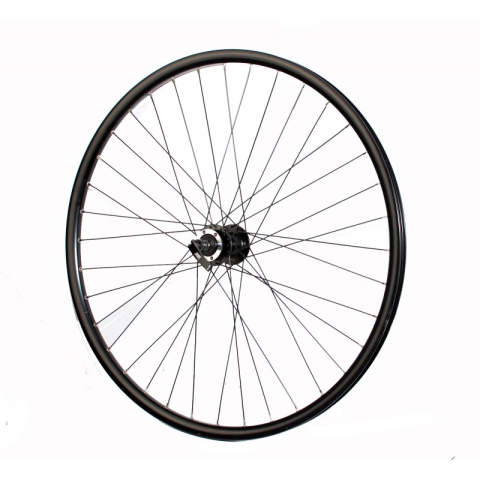 Roti - Roata Fata Bicicleta Fivestars disc, negru, 26 inch