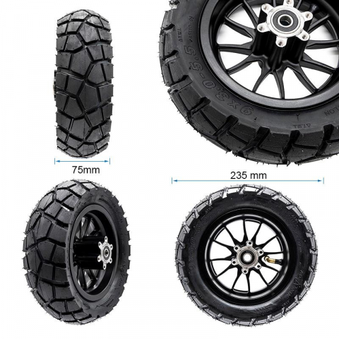 Piese trotinete electrice - Roata fata completa pentru trotineta electrica Kukirin G2 PRO (Model 2024)