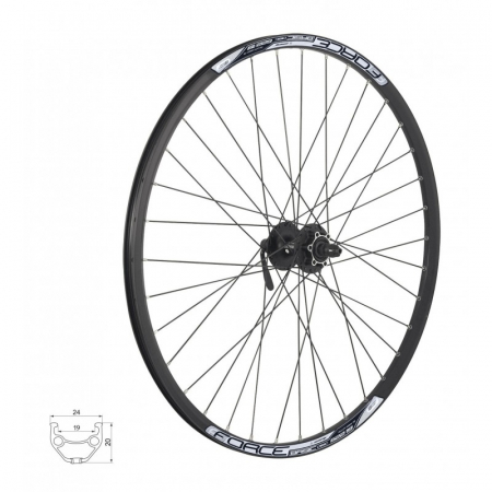 Ciclism - Roata fata Force Basic Disc 622x19 butuc Shimano HBM475