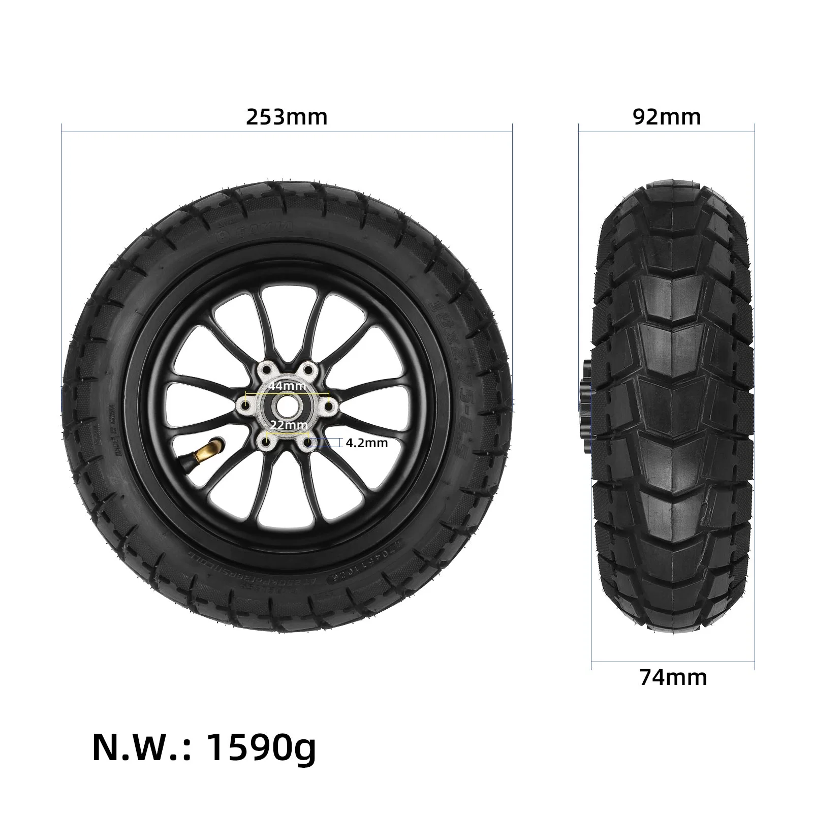 Roata fata trotineta electrica Kukirin A1 [2]
