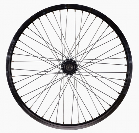 Roata Spate 20" Cerurim, Janta Simpla Bmx Othin, 406X25, V-Brake, 48H, Neagra [1]