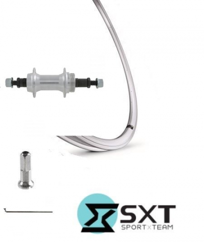 Piese biciclete - Roata Spate 27.5"(584x19C) SXT BASIC Aluminiu Dubla -36H silver