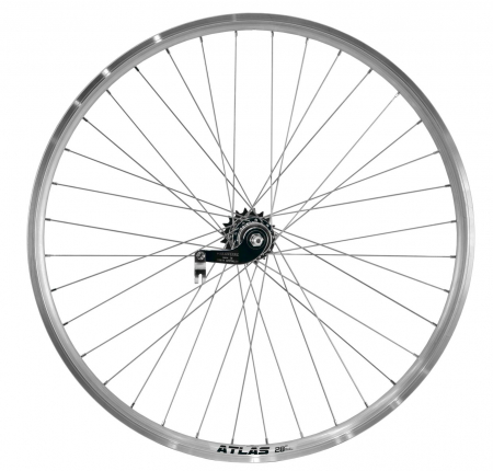 Ciclism - Roata Spate 28" Cerurim, Janta Atlas, 622X18, Butuc Velosteel, 36H, Argintie